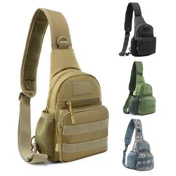 Армейская тактическая сумка через плечо, мужская уличная сумка на подтяжках, замаскированная походная бригада, женское снаряжение для пеших прогулок и охоты
