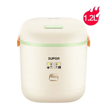 Мини-рисоварка SUPOR 1.2 л Малой емкости Портативная электрическая рисоварка с антипригарным покрытием для быстрого приготовления риса 220 В