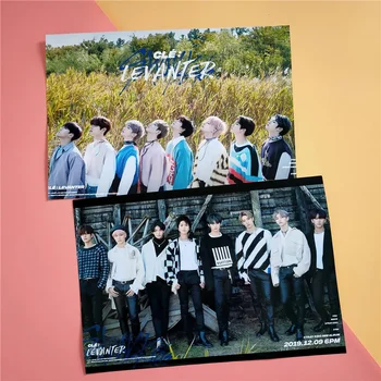 2 шт./компл. 21*30 см Kpop Stray Kids плакат новый альбом LEVANTER Фото самоклеящийся HD альбом плакат наклейка Банг Чан Феликс Хенджин