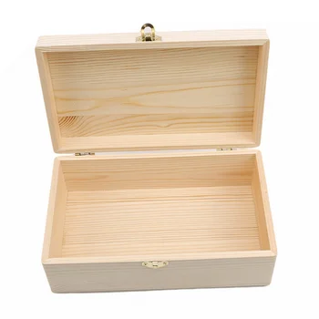 Прямоугольная деревянная коробка для хранения из шотландской сосны, откидная Подарочная коробка из массива дерева, ручная работа, домашний футляр, Высокое качество, прочный