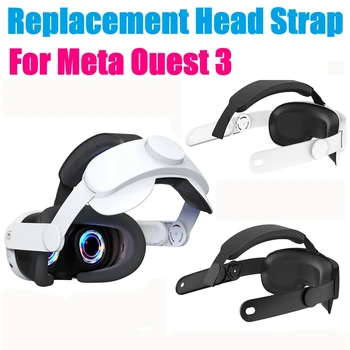 Головной ремень Для виртуальной гарнитуры Meta Quest 3 Повышает Комфорт Регулируемый Головной Ремень Для Oculus Meta Quest 3