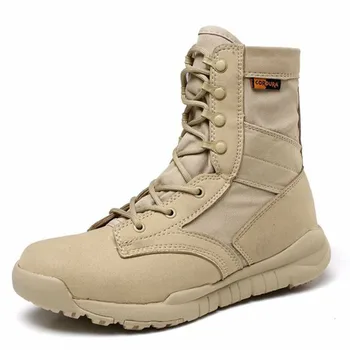 Уличные брызгозащищенные военно-тактические ботинки, износостойкая дышащая ткань Оксфорд, сверхлегкие ботинки, спортивная обувь для тренировок по скалолазанию