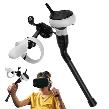 Контроллеры VR-ручек для имитации удочки Улучшают игровой процесс Простота сборки OculusQuest 2 Аксессуары для VR-ручек