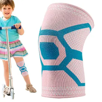 Наколенники для женщин, защита колен, Мягкая трикотажная ткань для защиты от падения, изысканные наколенники для футбола, йоги