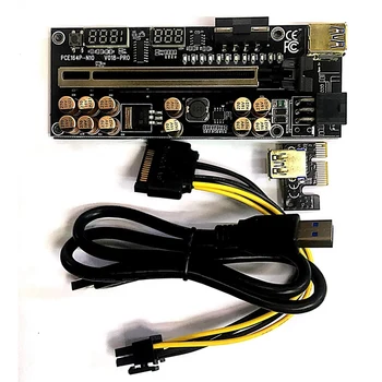 VER018 PRO PCI-E Riser Card USB 3.0 Кабель 018 PLUS PCI Express От 1X До 16X Удлинитель Pcie Адаптер Для Майнинга BTC