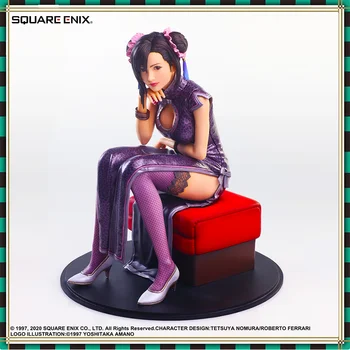 Square Enix Final Fantasy VII Remake Static Arts Tifa Lockhart Fighter Dress Ver.  Полная модель аниме-фигурки