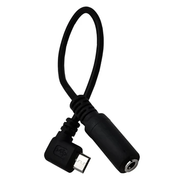 Гибкий Кабель Micro USB от штекера до 3,5 мм Штекерного Провода для Кабеля Гарнитуры от 3,5 мм Штекерного до 5Pin Mini USB Male Dropship