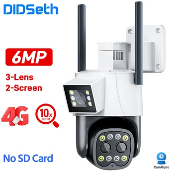 DIDSeth 6MP 4G PTZ IP-Камера Есть Локальная Сеть WIFI CCTV Security Cam Ai Гуманоидный Фильтр Push Color Ночного Видения Видеонаблюдения