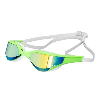 Новые плавательные очки с защитой от запотевания и УФ-покрытием для мужчин и женщин, Профессиональные гоночные очки для плавания, Регулируемые очки
