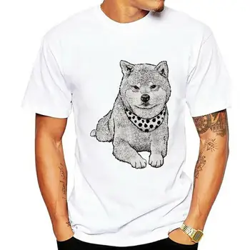 Рубашка Шиба-ину, футболка с собакой Шиба, собака акита, мужские и женские размеры, ручная трафаретная печать