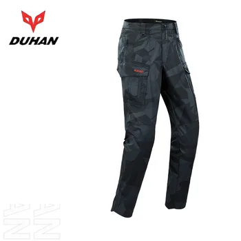Осенние женские мотоциклетные брюки из прочного эластичного хлопка DUHAN мотокроссовые брюки Съемные мотобайкерские брюки Enduro