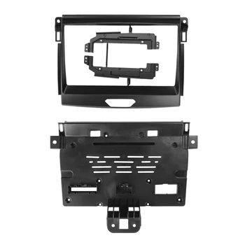 9-Дюймовая рамка приборной панели автомобиля на 2 Din, радио, видео, панель MP5-плеера, панель DVD-адаптера для Ford Ranger 2015-2017