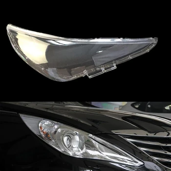 Линза фары для Hyundai Sonata 2011 2012 2013 2014 Замена крышки лампы головного света переднего автомобильного фонаря Auto Shell