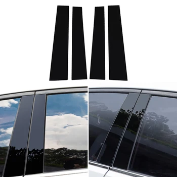 Декоративная накладка на колонну заднего стекла автомобиля, Защитная наклейка, Молдинг, Накладка на стойку двери автомобиля, Аксессуары для Peugeot 307 408 301 2008 4008 5008