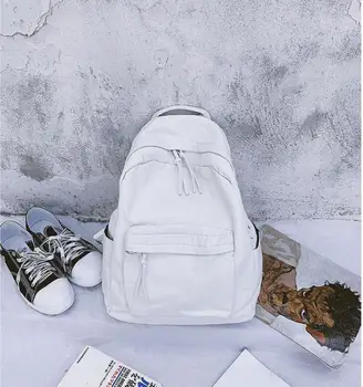 Модный женский рюкзак 2023 года, женская мягкая школьная сумка из искусственной кожи для девочек-подростков, дорожные сумки через плечо