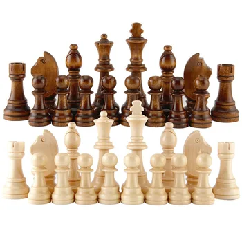 Высококачественная Шахматная Игра King High 55mm Ajedrez Средневековый Шахматный Набор Без Шахматной доски 32 шт./компл. Шахматных Фигур Детские Игрушки Для Игр