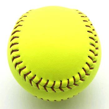 12-дюймовый спортивный тренировочный мяч для софтбола Официального размера и веса Без маркировки, детский бейсбольный мяч для софтбола Высокого качества, новинка 2023 года выпуска