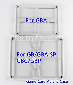 8ШТ Для GameBoy GB GBC GBP GBA GBASP Высокопрозрачная Акриловая Магнитная Всасывающая Крышка Коробка Для Хранения Жесткий Корпус Гильзы Для Картриджей