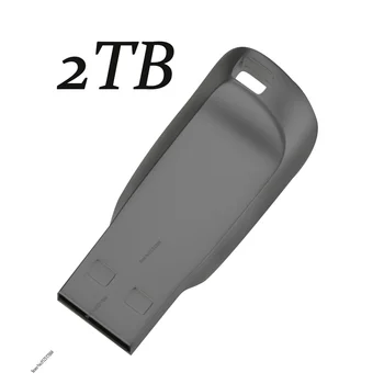 Мини-накопитель с памятью, USB-флешки 2 ТБ 512 ГБ, металлический OTG TYPE C, высокоскоростной Usb 3.0, водонепроницаемая флешка