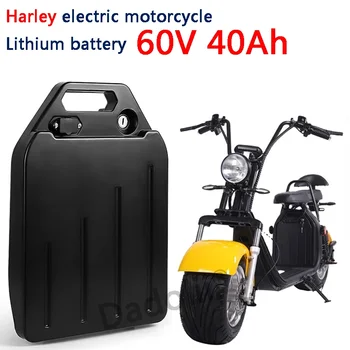 литиевая батарея электромобиля водонепроницаемая батарея 18650 60V 40Ah для двухколесного складного электрического скутера citycoco