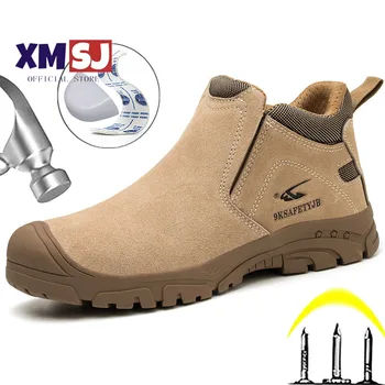 Высококачественная изоляция, сварочная обувь 6 кВ, мужские рабочие ботинки, защитная обувь, устойчивая к проколам, искрозащитная, неразрушаемая обувь промышленного назначения