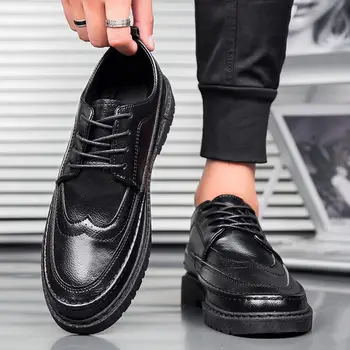 Мужская обувь Осень 2023, новый тренд, замшевая обувь в стиле ретро, мужская Спортивная повседневная обувь Borad в британском стиле