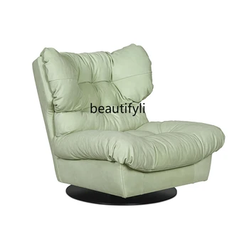 Облачный Диван-Кресло Итальянское Кресло Для Отдыха Вращающийся Ленивый Костяной Стул Бесшумные стулья с акцентом Ветра для гостиной