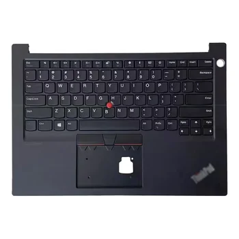 Новая Клавиатура Для ноутбука Lenovo ThinkPad E14 Gen1 С Подставкой Для рук В Верхнем Корпусе Клавиатура US С Подсветкой /Без Подсветки Черный