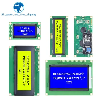 ЖК-модуль Сине-Зеленый Экран Для Arduino 0802 1602 2004 12864 ЖК-символ UNO R3 Mega2560 Дисплей PCF8574T IIC Интерфейс I2C