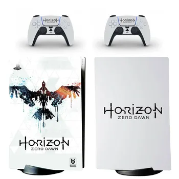 Цифровая наклейка Horizon Zero Dawn для PS5, наклейка-наклейка для консоли и 2 виниловых скинов для контроллеров