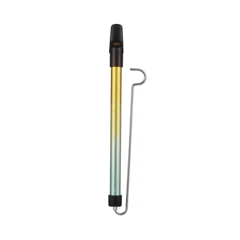 Металлический скользящий свисток, шкала, скользящая флейта со стальным скользящим стержнем, музыкальный инструмент, игрушка для детей, флейта (градиент)