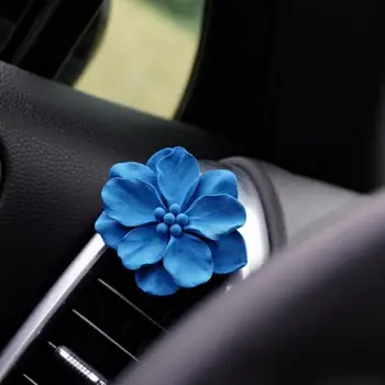 Силиконовая форма с цветком камелии, гипсовая форма, форма для выпуска воздуха из автомобиля, силиконовая форма DIY