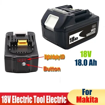 Аккумулятор 18 В для электроинструментов Makita 18 В Запасные аксессуары BL1860 BL1850 Литий-ионные аккумуляторные батареи Зарядное устройство