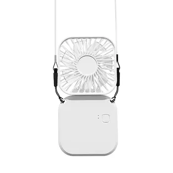 800 мАч Мини Подвесной Шейный складной Электрический вентилятор Портативный USB Ручной Креативный Студенческий общежитие Спортивный охладитель воздуха на открытом воздухе