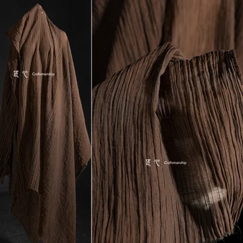 Вискозная ткань Мягкая текстура, драпированная Нижняя рубашка в складку, юбка, дизайнерская одежда, ткань для пошива одежды, ткань по метрам