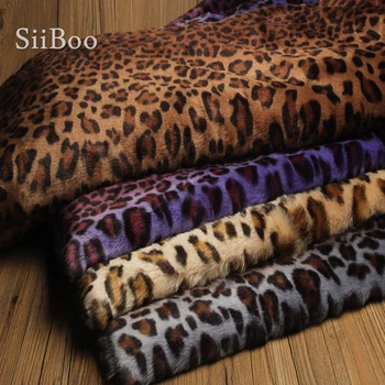 Ткань из искусственного леопардового меха с ворсом 1,5 см высокой плотности для зимнего пальто, шарфа, реквизита для фотосъемки tela de piel sintética fourrure SP6041