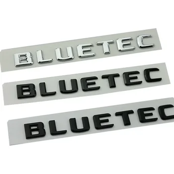 3D ABS Черный Логотип BLUETEC Буквы Эмблемы Багажника Автомобиля Значок Наклейка Для Mercedes C220 C300 W205 W204 Bluetec Стикеры Аксессуары