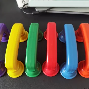 Модель пластикового телефона, шепчущие телефоны, обучающий игрушечный телефон для малышей, оборудование для чтения пластиковых игрушек из АБС