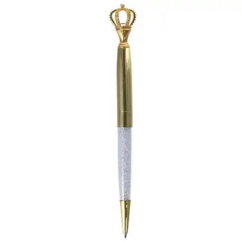 Металлическая Деловая Офисная Ручка Многофункциональная Золотая Подарочная Ручка Для Подписи В Форме Короны Офисная