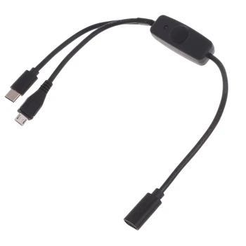 2 В 1 Usb C Кабель Type C-Type C Micro USB Кабель USB C для Телефона Планшета Type C Разъем 2 В 1 Для Зарядки Dropship