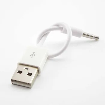 Разъем 3,5 мм 4-полюсный штекерный разъем для подключения кабеля USB 2.0 типа A к адаптеру для автомобильного устройства MP3 /MP4 Наушников
