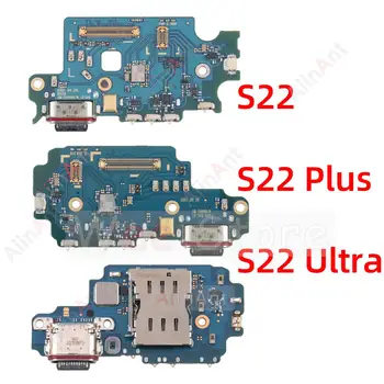 Оригинальный USB Зарядное Устройство Плата Док-Разъем Порт Зарядки Гибкий Кабель Для Samsung Galaxy S22 Ultra Plus + S906B S906N S906U S906E