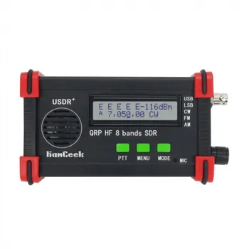 USDR USDX PLUS 5 Вт 8-полосная SDR во всех режимах USB, LSB, CW, AM, FM. SSB.КВ трансивер QRP + аккумулятор + микрофон + зарядное устройство