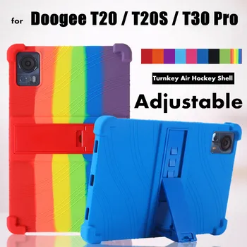 для Doogee T20 T20S 10,4-дюймовая Крышка Планшета Противоударный Чехол Мягкая Силиконовая Регулируемая Подставка для Doogee T30 Pro 11