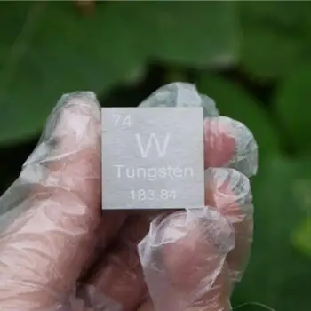 Новый вольфрамовый металлический куб Wolfram с коллекцией элементов 99,95% Длиной 1 дюйм