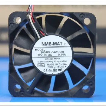 Новый NMB-MAT 2004KL-04W-B59 с двумя шарикоподшипниками постоянного тока 12 В 0.14A 5010 50 Мм 50*50*10 Мм Охлаждающий Вентилятор Серверный вентилятор 3D Принтер Охлаждающий Вентилятор