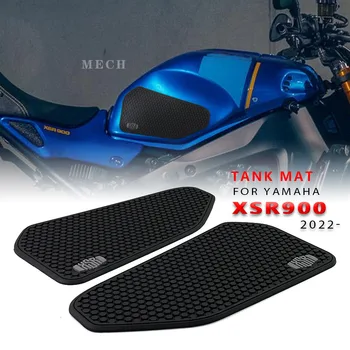 Для Yamaha XSR900 xsr900 XSR 900 2022 2023 Набор Аксессуаров Для мотоциклов Черный Логотип Противоскользящий Коврик Для Топливного Бака Комплект Коврик Для Бака
