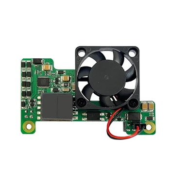 Для Raspberry Pi 3B +/4B Модуль Poe HAT Плата расширения Power-Over-Ethernet с охлаждающим вентилятором Простота установки