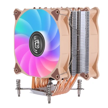 Процессор с 6 Тепловыми трубками Эффективный Охлаждающий Вентилятор Cpu Cooler 120 мм 3Pin/4Pin Универсальная Установка Материнской платы LGA X79 X99 X299 2099 2011