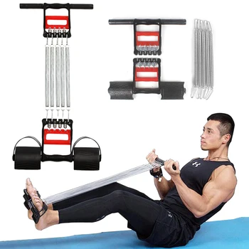 Эспандер для мышц живота, эластичный тренажер для тренировки груди, Многофункциональное оборудование, Педаль для фитнеса, Пружина